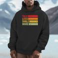 Retro Talk Less Smile More Historic Hamilton Quote Unisex Hoodie