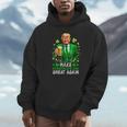 Make Saint Patrick's Day Great Again Usa Flag Trump Hoodie