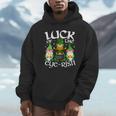 St Patrick's Day Optometrist Irish Gnome Lucky Eye Doctor Hoodie