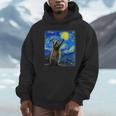 Starry Raccoon Night Hoodie | Van Gogh Inspired | Art Lovers' Unisex