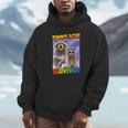 Tummy Ache Survivor Raccoon Unisex Hoodie - Small Cozy Comfort