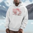 American Flag Dirt Bike Apparel Dirt Bike Motocross Unisex Hoodie