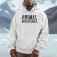 Animal Whisperer Cat Pet Dog Lover Vintage Distressed Hoodie