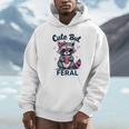 Cute Feral Raccoon Women's Unisex Hoodie - Funny Summer Vibes