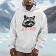 Street Cat Vintage Stay Trashy Raccoon Hoodie