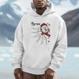 Mom-Mom Snowman Candy Cane Christmas Xmas Unisex Hoodie