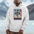 Raccoon Lover Unisex Hoodie - Trash Panda Wildlife Design