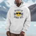 Retro 100 Days Of Skibidi Rizz Smile Face 100 Days Of School Hoodie