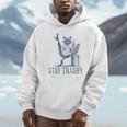 Stay Trashy Raccoon Hoodie - Fun Halloween Style for All