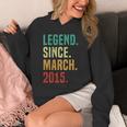 10 Years Old Legend Since March 2015 10Th Birthday Hoodie