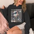 100 Days Of School Baseball Bat 100Th Day Of School Boys Hoodie