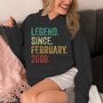 17 Years Old Legend Since February 2008 17Th Birthday Hoodie