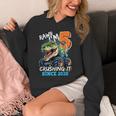 5Th Birthday Monster Truck Dinosaur Party Boys Rawr I'm 5 Hoodie