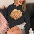 Albino Hognose Reptile Cute Hognose Snake Unisex Hoodie