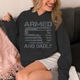 Armed And Dadly Fathers Day Pro Gun Owner Dad Hoodie