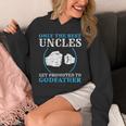 Only The Best Uncle Get Promoted To Godfather Father's Day Hoodie