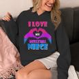 Bisexual Pride Flag Rainbow Bi Flag I Love My Bisexual Niece Unisex Hoodie