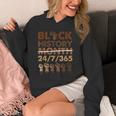 Black History Month 2025 Black History 365 Melanin Pride Hoodie