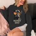 Boxer Dad Dog Owner Boxer Dog Lover Dad Hoodie