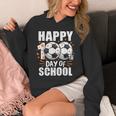 Boys Soccer 100 Days Of School Soccer Ball 100Th Day School Hoodie