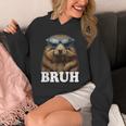 Bruh The Groundhog Woodchuck Photo Ground-Hog Day Bruh Hoodie Bruh The Groundhog Woodchuck Photo Ground-Hog Day Bruh Hoodie