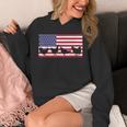Chicken Fourth Of July Hen Farm July 4th American Flag USA Unisex Hoodie