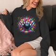Colorful Bowling Game Day Bowling Cute Vibrant Color Hoodie