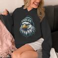Cool Eagles Vintage Eagles Flying Bird Inspirational Hoodie