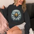 Cool Face Eagle With Sunglasses Vintage Eagles Flying Bird Unisex Hoodie
