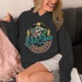 Cool Shit Show Supervisor Skull Hilarious Vintage For Adults Unisex Hoodie