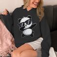 Dabbing Panda With Sunglasses Cool Panda Dab Dance Unisex Hoodie