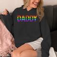 Daddy Gay Pride Month LGBTQ Fathers Day Rainbow Flag Queer Tank Top Unisex Hoodie