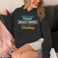 Weekend Forecast Beach Tennis Drinking Beach Tennis Tank Top Unisex Hoodie