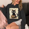 Cat Ramen Graphic Japanese Kawaii Anime Cat Hoodie
