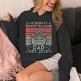 New Dad Father's Day I Don't Shoot Blanks Est 2024 Hoodie