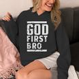 God First Bro Faith Based Unisex Hoodie