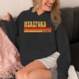 HEREFORD Texas City Vintage Roots Retro 70s 80s Unisex Hoodie