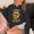 I Hike To Burn Off The CrazyRetro Camping Vintage Camper Hoodie