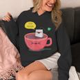 Hot Aromatic Drink Humor Pee In Your Happy Cup Bag Unisex Hoodie