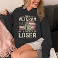 I'm A Veteran Not A Sucker Or A Loser Patriotic Veterans Day Hoodie