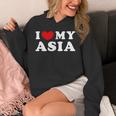 I Love My Asia I Heart My Asia Unisex Hoodie