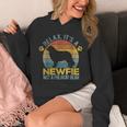 Newfoundland Dog Newfie Owner Retro Vintage Unisex Hoodie