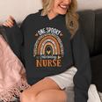 One Spooky Endocrinology Nurse Rainbow Halloween Nurse Unisex Hoodie