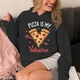 Pizza Is My Valentine Valentines Day Heart Pepperoni Lover Hoodie