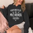 Promoted To Momma Again New Mom Mama To Be Mother's Day Unisex Hoodie