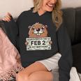 Punxsy Phil's Cute Groundhog Day February 2Nd Birthday- Hoodie