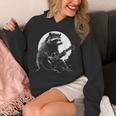 Raccoon Guitarist Unisex Hoodie | Whimsical Moonlit Design
