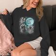 Raccoon Hoodie – Unique Moon-Howling Design for Unisex