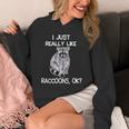Raccoon Love Unisex Hoodie - Whimsical Design for Animal Lovers