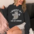 Raccoon Trash Panda Gym Hoodie - Fun Unisex Workout Wear